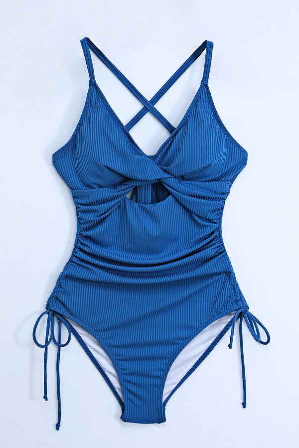 Cutout Spaghetti Strap One-Piece Swimwear