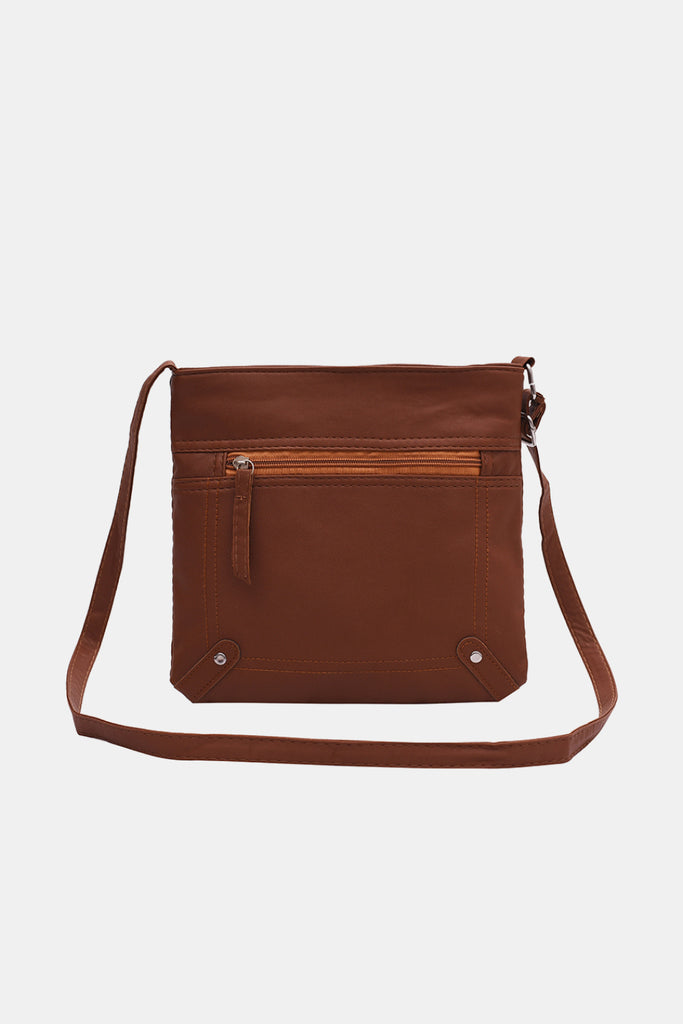 PU Leather Medium Crossbody Bag