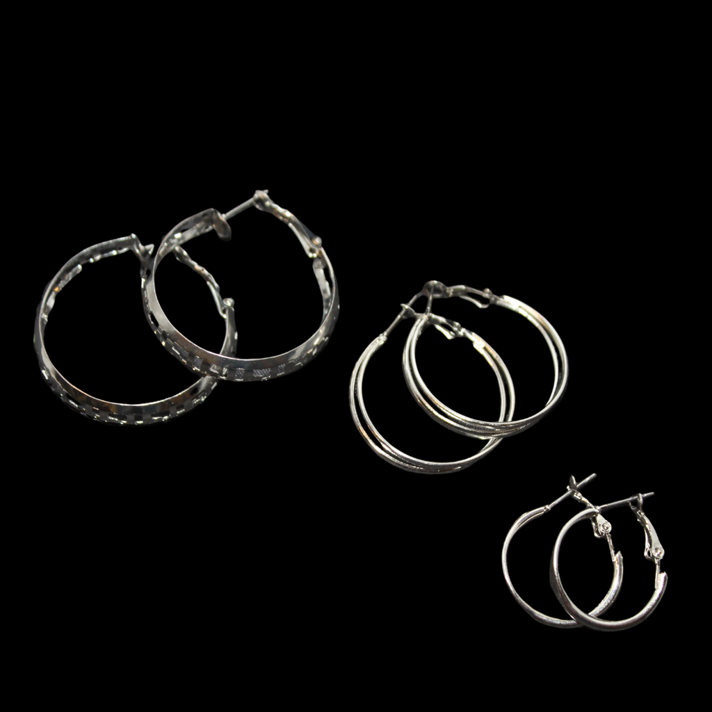 Classic Silver Mini Hoop Earrings for Women