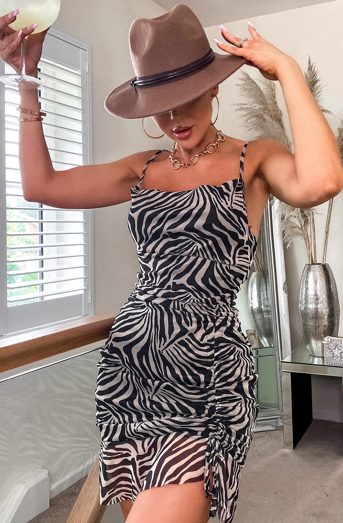 Briannah Mesh Mini Dress La Boutique Dacula