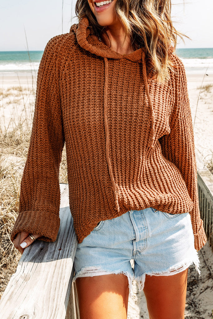Drawstring hooded sweater discount